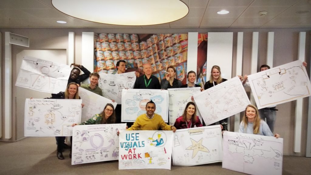 Business Sketchnotes workshop at Friesland campina