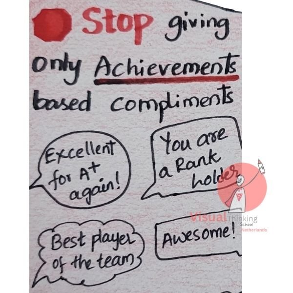 learning compliments through sketch notes