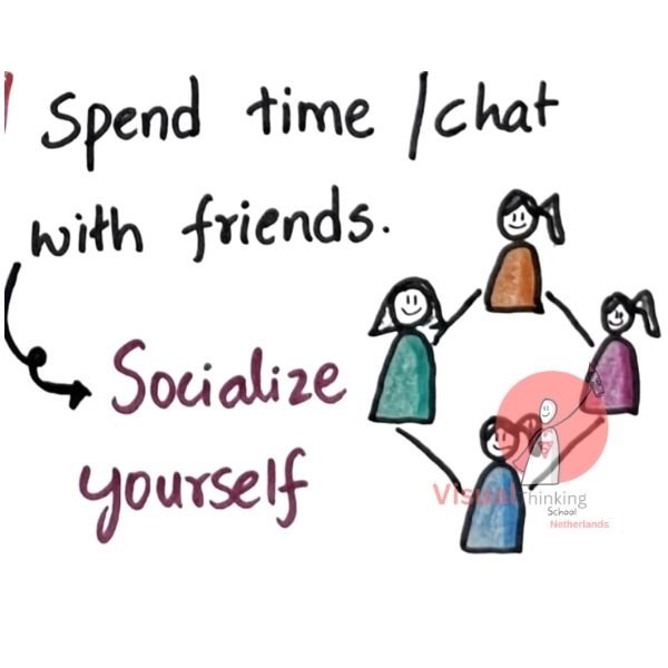 Me-Time for Moms by chatting : Adding Math Sketch Notes or illustrations