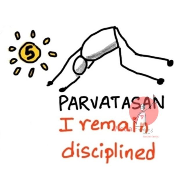 Celebrating Strength and Unity Through Surya Namaskar - parvatasan Sketch Notes or illustrations