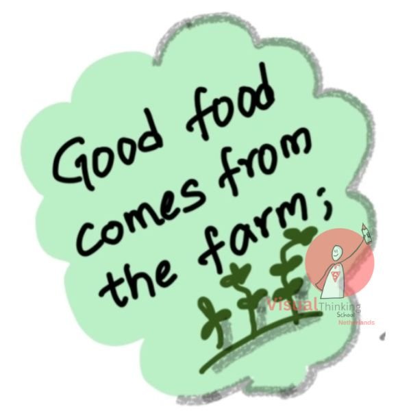 good food comes from farms not packets