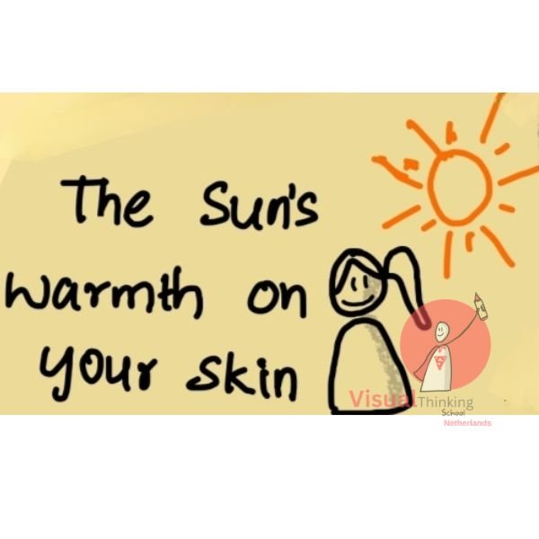 The Sun's Warmth on Your Skin: little happiness