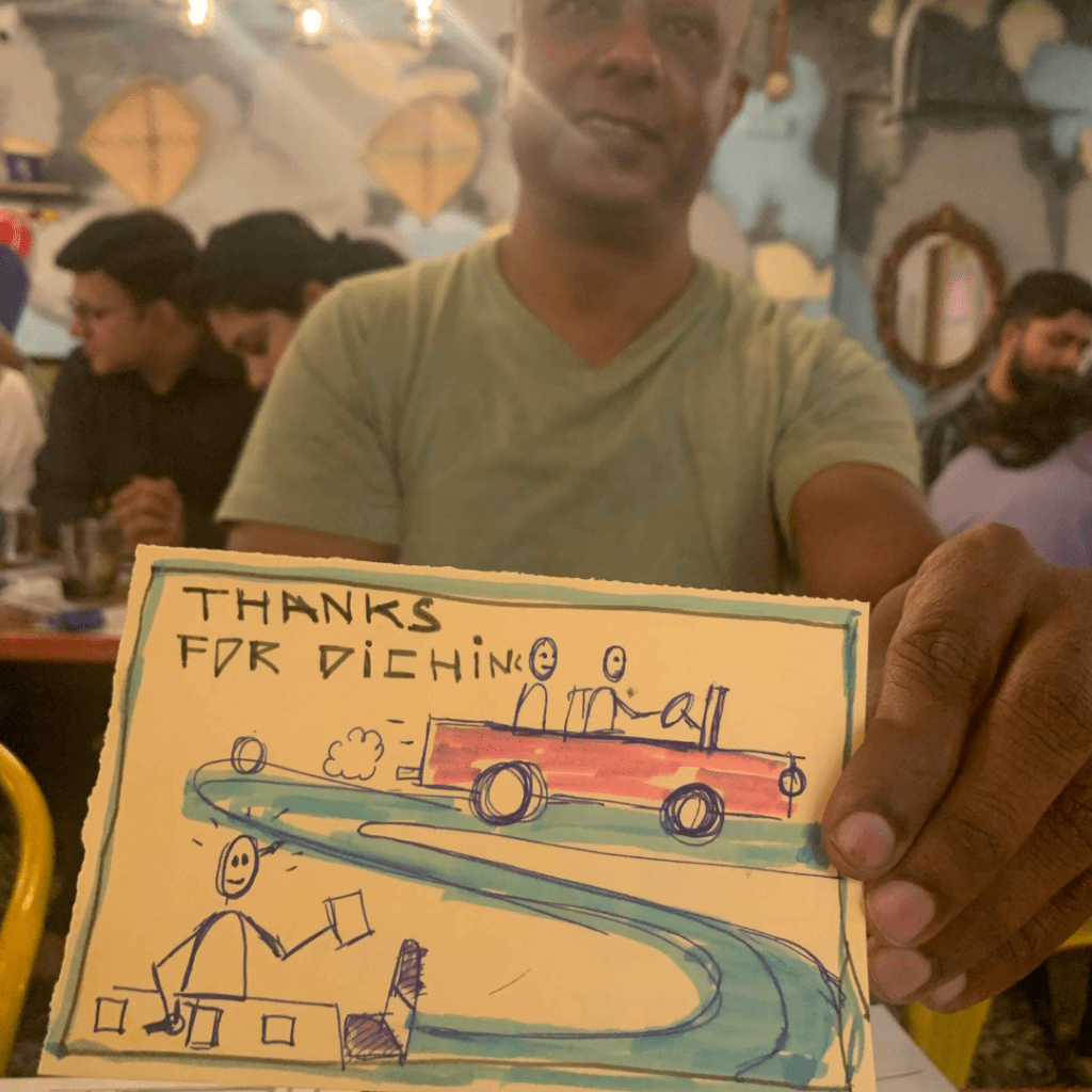 sketchnote on postcard 2